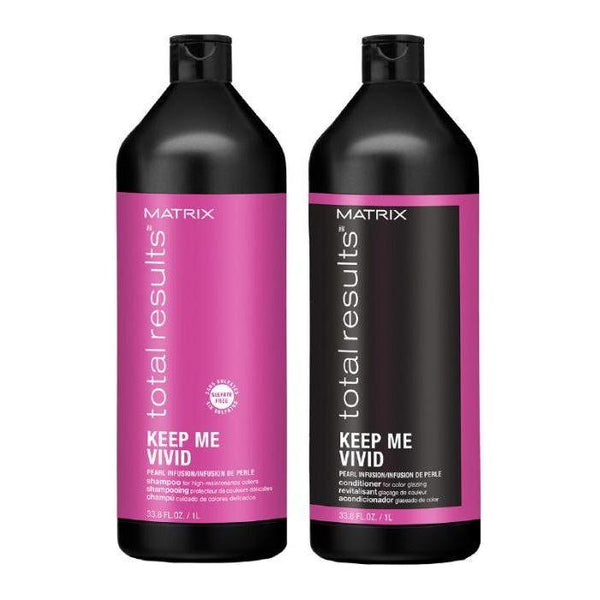 Matrix Total Results Keep Me Vivid Shampoo & Conditioner x2 1000ml - Glam Global UKMatrix