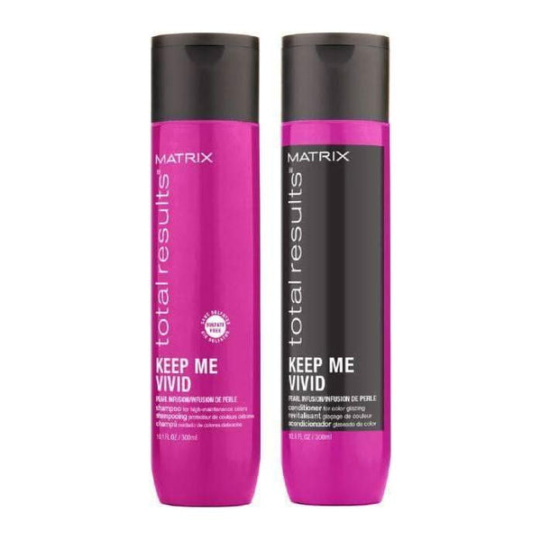 Matrix Total Results Keep Me Vivid Shampoo & Conditioner x2 300ml - Glam Global UKMatrix