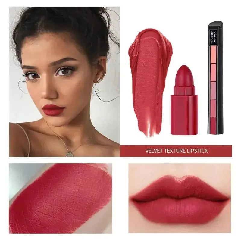 Matte Velvet Non - Stick Cup Lipstick - Glam Global UK