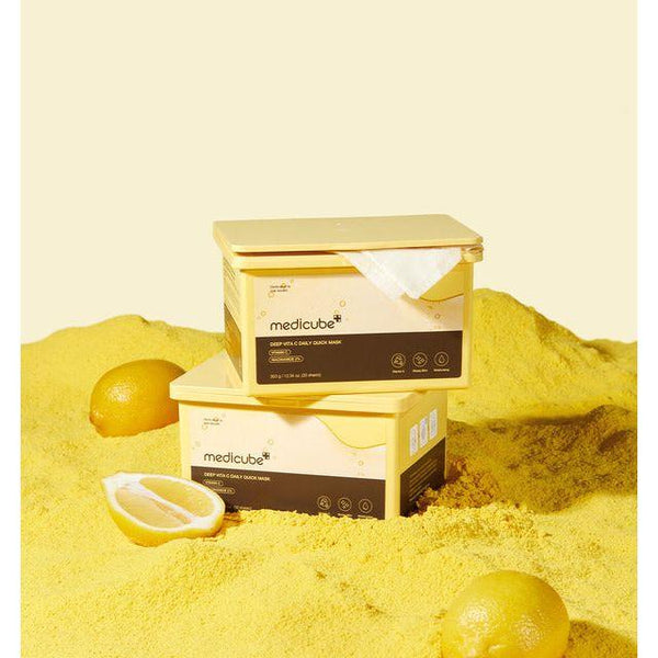 medicube Deep Vita C Daily Quick Mask 350ml/30Sheets - Glam Global UKmedicube