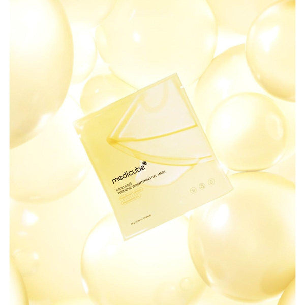 Medicube Kojic Acid Turmeric Brightening Gel Mask | Targeted Dark Spot & Brightening Care 28g*4ea - Glam Global UKmedicube