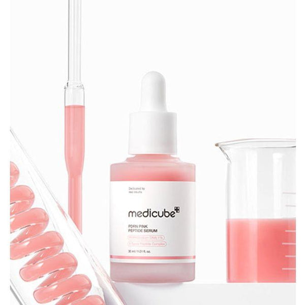 Medicube PDRN Pink Peptide Serum - 30ml | Anti - Aging & Brightening Serum - Glam Global UKmedicube