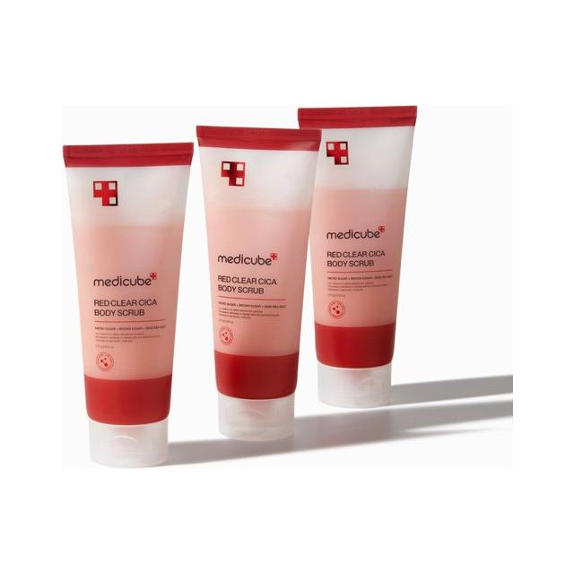 medicube Red Clear Cica Body Scrub 200ml - Glam Global UK