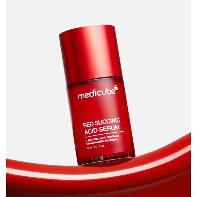 Medicube Red Succinic Acid Serum - 30ml | Acne - Fighting & Brightening Serum - Glam Global UKmedicube