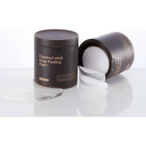 MEDIHEAL Chestnut Shell Clear Peeling Pad (60 Pads) - Glam Global UKMEDIHEAL