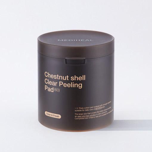 MEDIHEAL Chestnut Shell Clear Peeling Pad (60 Pads) - Glam Global UK