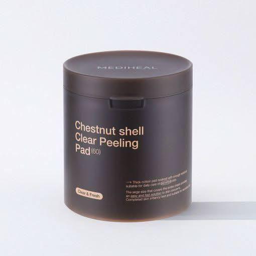 MEDIHEAL Chestnut Shell Clear Peeling Pad (60 Pads) - Glam Global UKMEDIHEAL