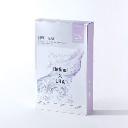 MEDIHEAL Derma Synergy Wrapping Mask Sheet 10P #Retinol X LHA - Glam Global UKMEDIHEAL