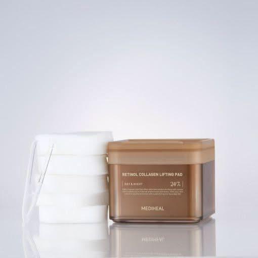 MEDIHEAL Retinol Collagen Lifting Pad (100 Pads) - Glam Global UKMEDIHEAL