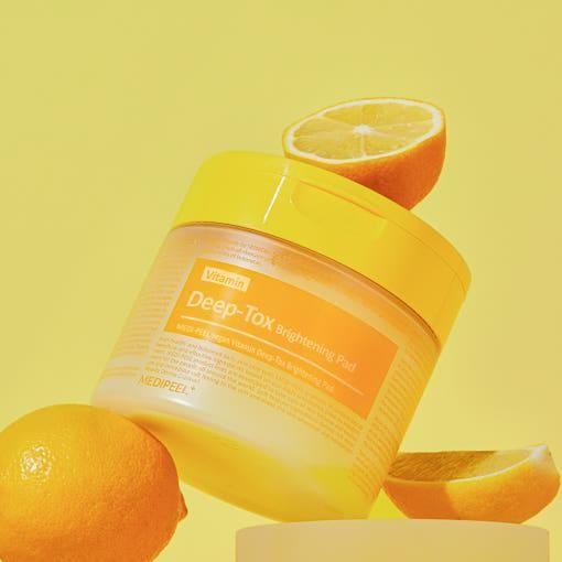 MEDIPEEL Vegan Vitamin Deep - Tox Brightening Pad – 70pcs/270ml - Glam Global UKMEDIPEEL