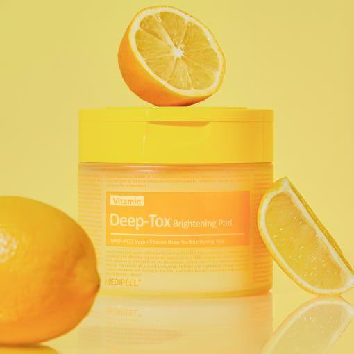 MEDIPEEL Vegan Vitamin Deep - Tox Brightening Pad – 70pcs/270ml - Glam Global UKMEDIPEEL