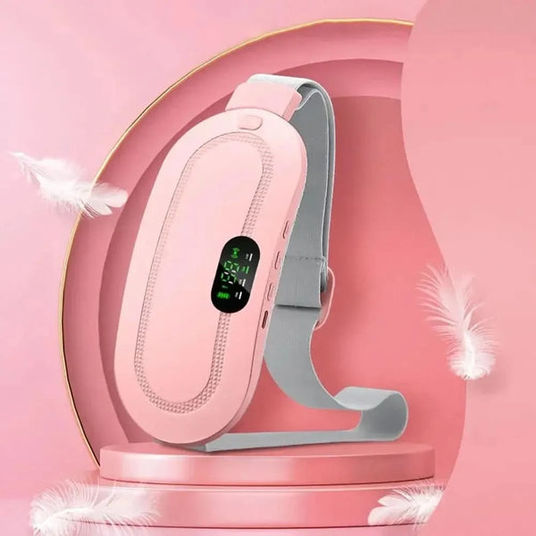 Menstrual Heating Pad Smart Warm Belt – USB Rechargeable Heating & Vibration Therapy for Cramp Relief - Glam Global UKGlam Global UK