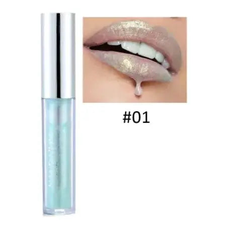 Mermaid Glitter Holographic Lip Gloss - Glam Global UK