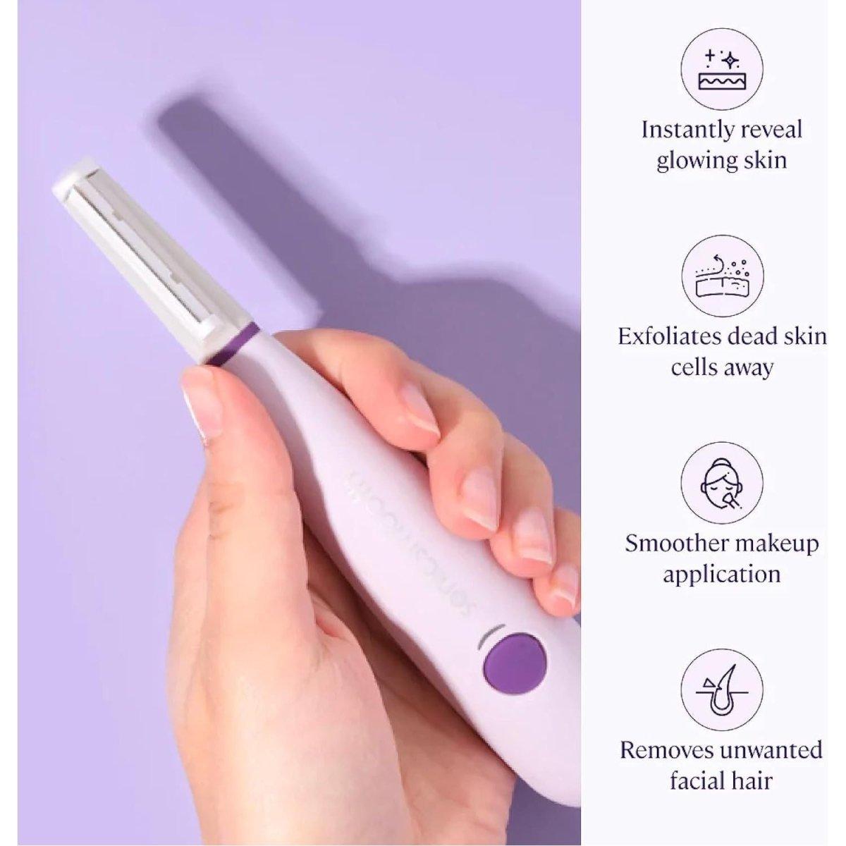 Michael Todd Beauty Sonicsmooth 2-in-1 Dermaplaning System with 8 Weeks of Safety Edges - Glam Global UK