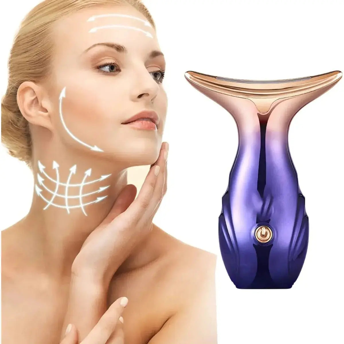 Microcurrent Face Massager Anti Wrinkle Skin - Glam Global UK