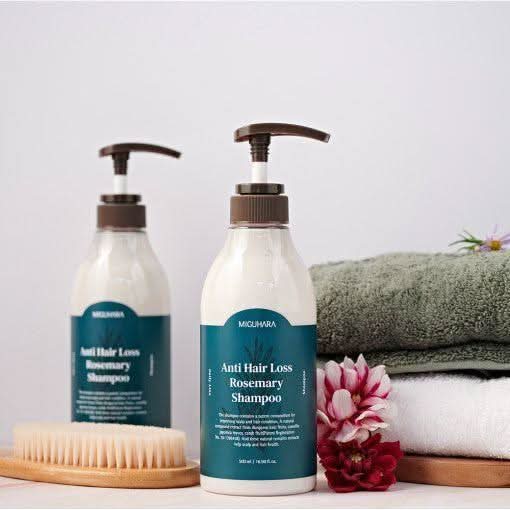MIGUHARA Anti Hair Loss Rosemary Shampoo 500ml | Strengthen Roots & Revitalize Scalp - Glam Global UKMIGUHARA