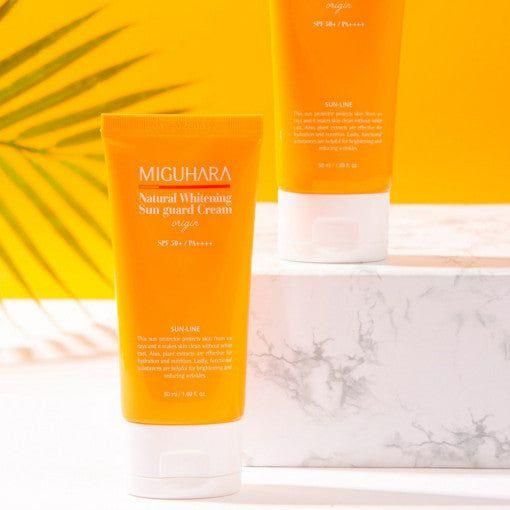 MIGUHARA Natural Whitening Sun Guard Cream Origin SPF50+/PA++++ 50ml - Glam Global UK