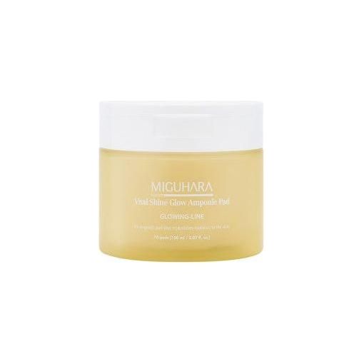 MIGUHARA Vital Shine Glow Ampoule Pad 70 pads 150ml - Glam Global UK