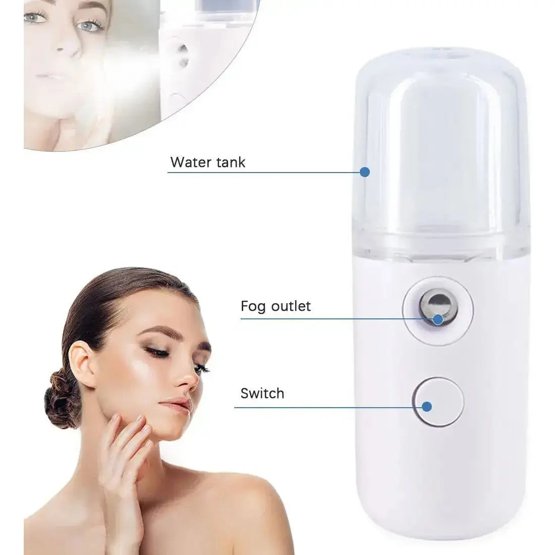 Mini Facial Steamer - Glam Global UK