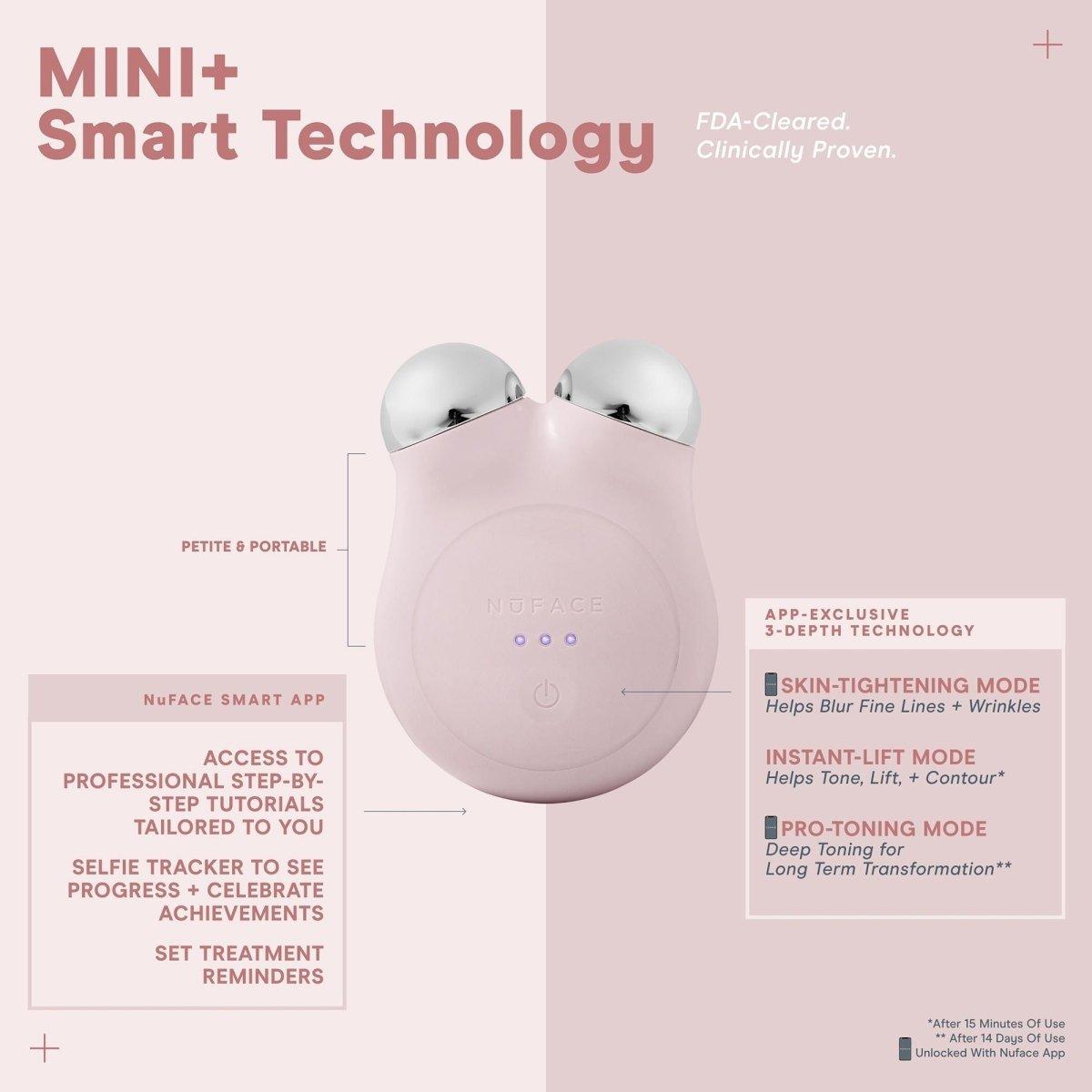 NuFACE Mini+ Starter Kit | Smart Microcurrent Device for Sculpting & Firming - Glam Global UKNuFace