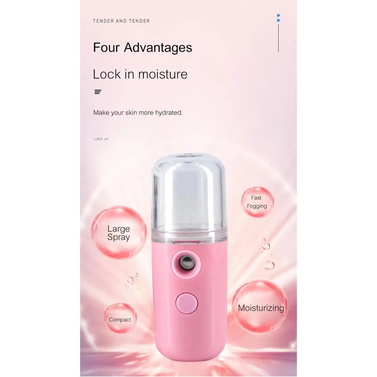 Mini USB Face Steamer - Glam Global UK