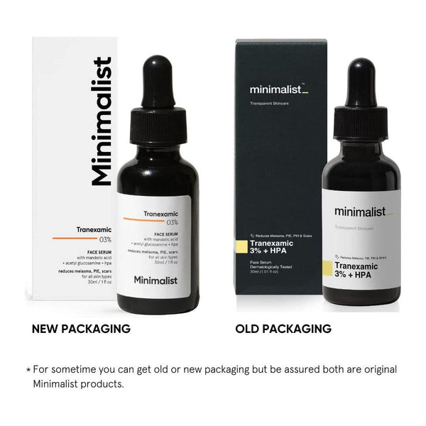 Minimalist 3% Tranexamic Acid Face Serum 1fl oz - 30 ml - Glam Global UKMinimalist