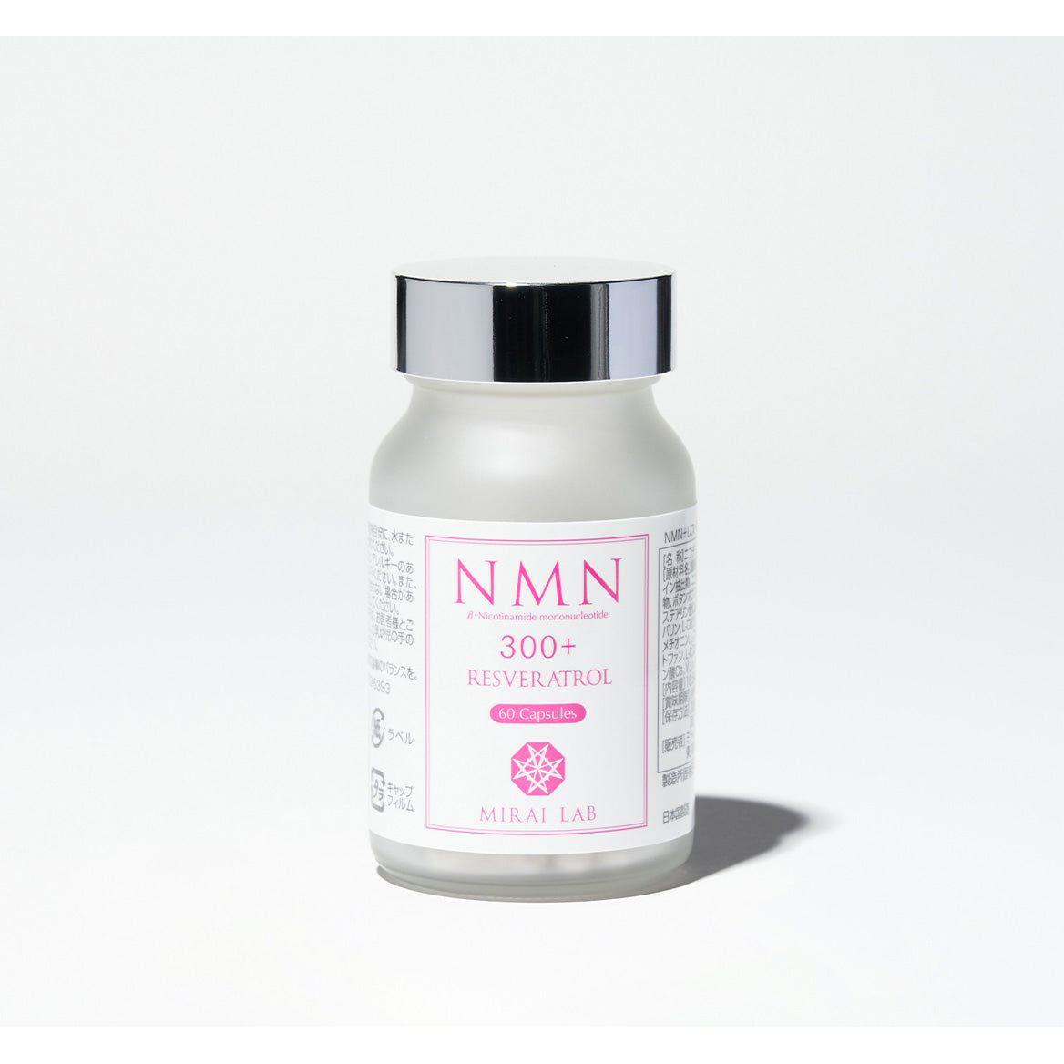 MIRAI LAB NMN 300+ Resveratrol (60 capsules) - Glam Global UK