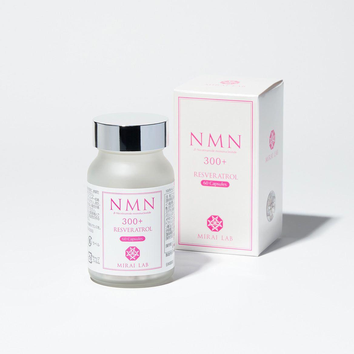 MIRAI LAB NMN 300+ Resveratrol (60 capsules) - Glam Global UK