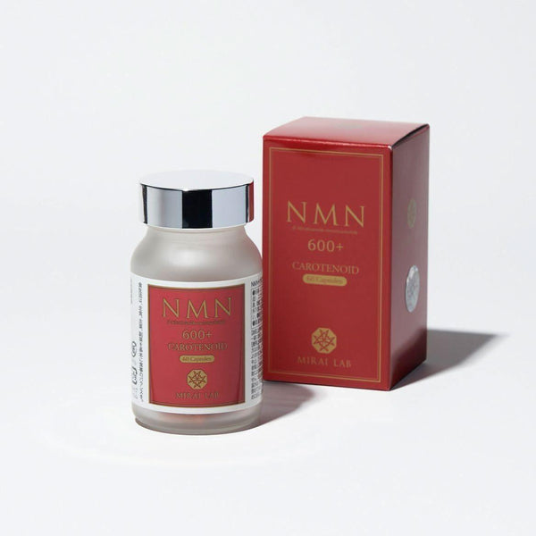 MIRAI LAB NMN 600+ Carotenoid Plus (60 capsules) - Glam Global UKMIRAI LAB