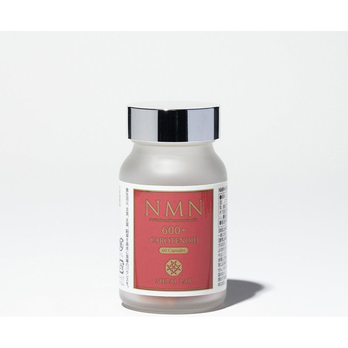 MIRAI LAB NMN 600+ Carotenoid Plus (60 capsules) - Glam Global UK