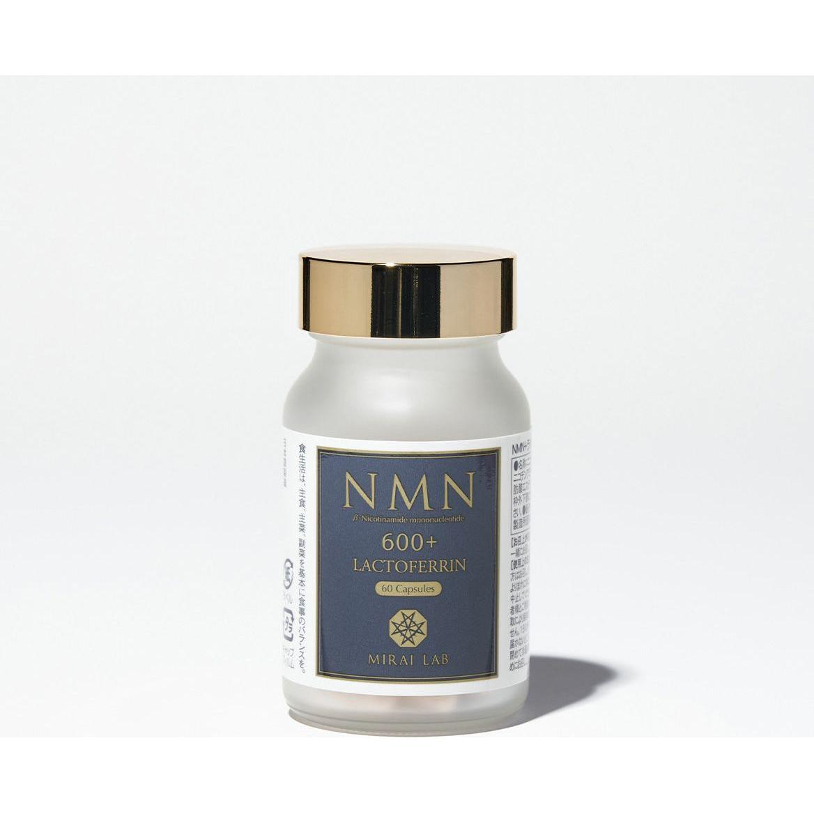 MIRAI LAB NMN 600+ Lactoferrin Plus (60 capsules) - Glam Global UK