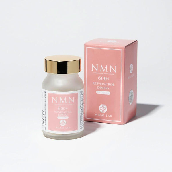 MIRAI LAB NMN 600+ Resveratrol Dimers Plus (60 capsules) - Glam Global UKMIRAI LAB