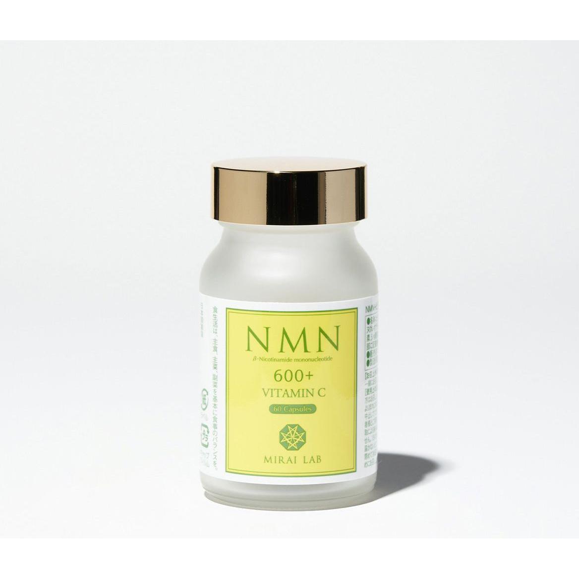 MIRAI LAB NMN 600+ Vitamin C (60 capsules) - Glam Global UK