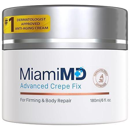 MiamiMD Advanced Crepe Fix 180ml | Firming & Smoothing Lotion for Crepey Skin