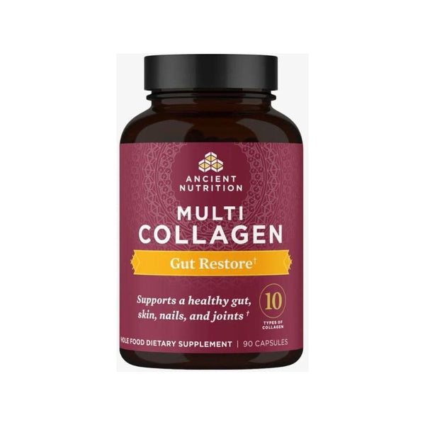 Ancient Nutrition Multi Collagen Gut Restore 90 Capsules - Glam Global UKAncient Nutrition