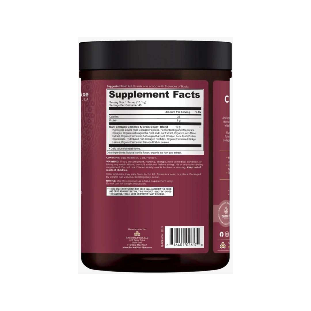 Multi Collagen Protein Brain Boost Powder - Glam Global UK