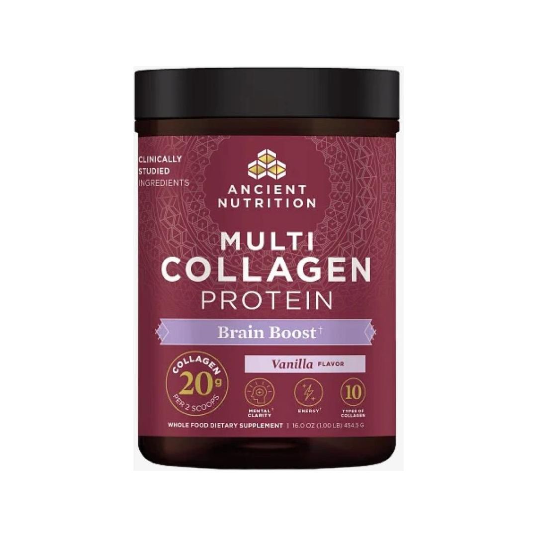 Multi Collagen Protein Brain Boost Powder - Glam Global UK