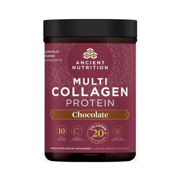 Ancient Nutrition Multi Collagen Protein - Chocolate - Glam Global UKAncient Nutrition