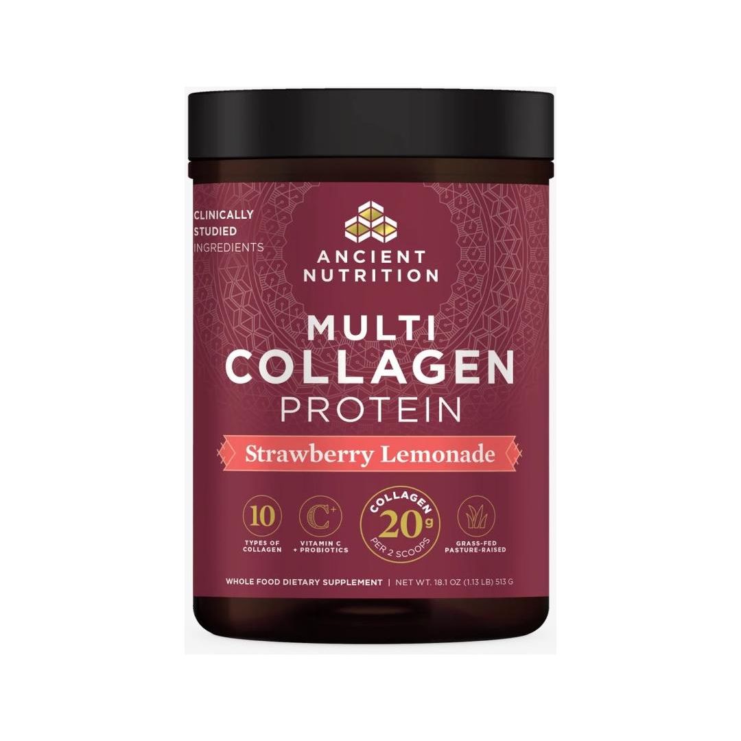 Multi Collagen Protein Powder - Strawberry Lemonade - Glam Global UK