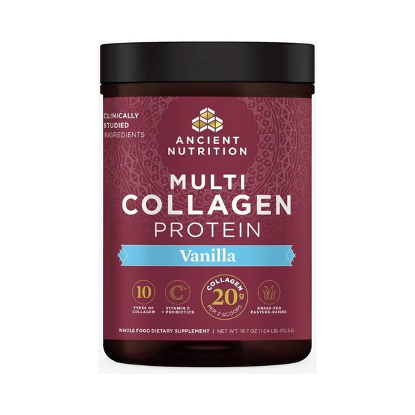 Ancient Nutrition Multi Collagen Protein - Vanilla - Glam Global UKAncient Nutrition