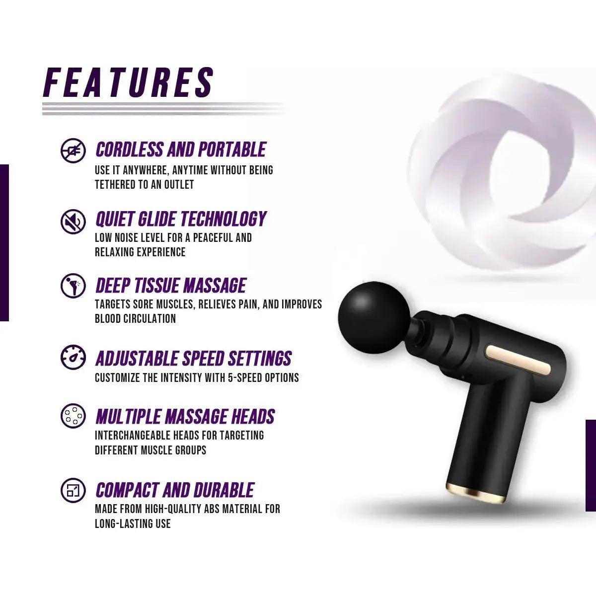 Muscle Massage Gun - Glam Global UK