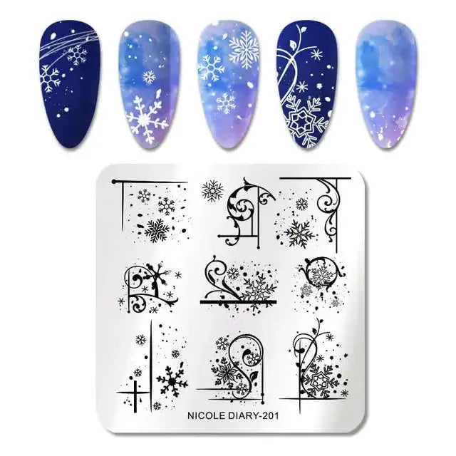 Nail Art Stamping Plates - Glam Global UK