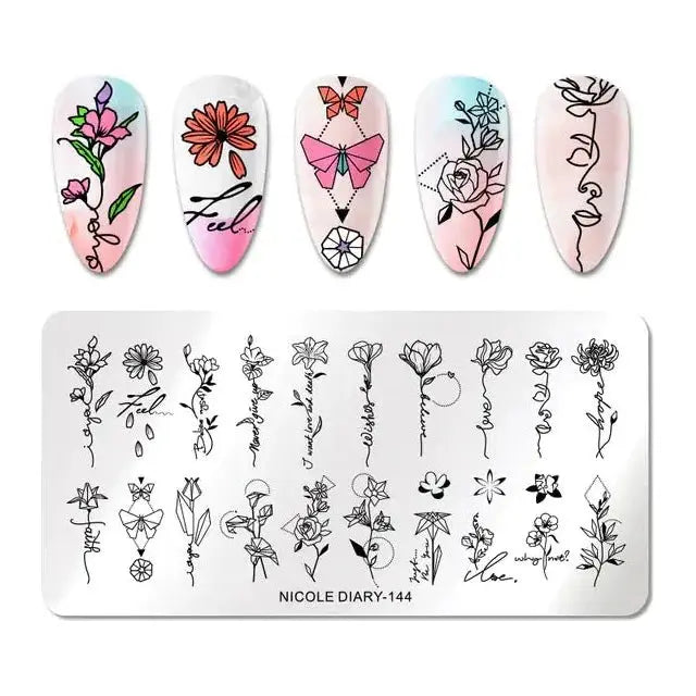 Nail Art Stamping Plates - Glam Global UKGlam Global UK