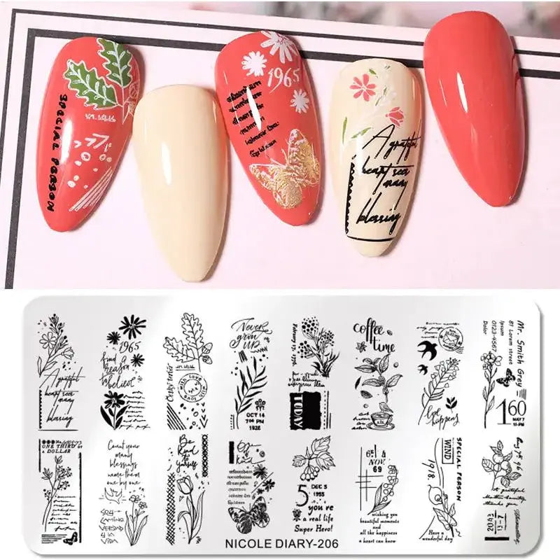 Nail Art Stamping Plates - Glam Global UKGlam Global UK