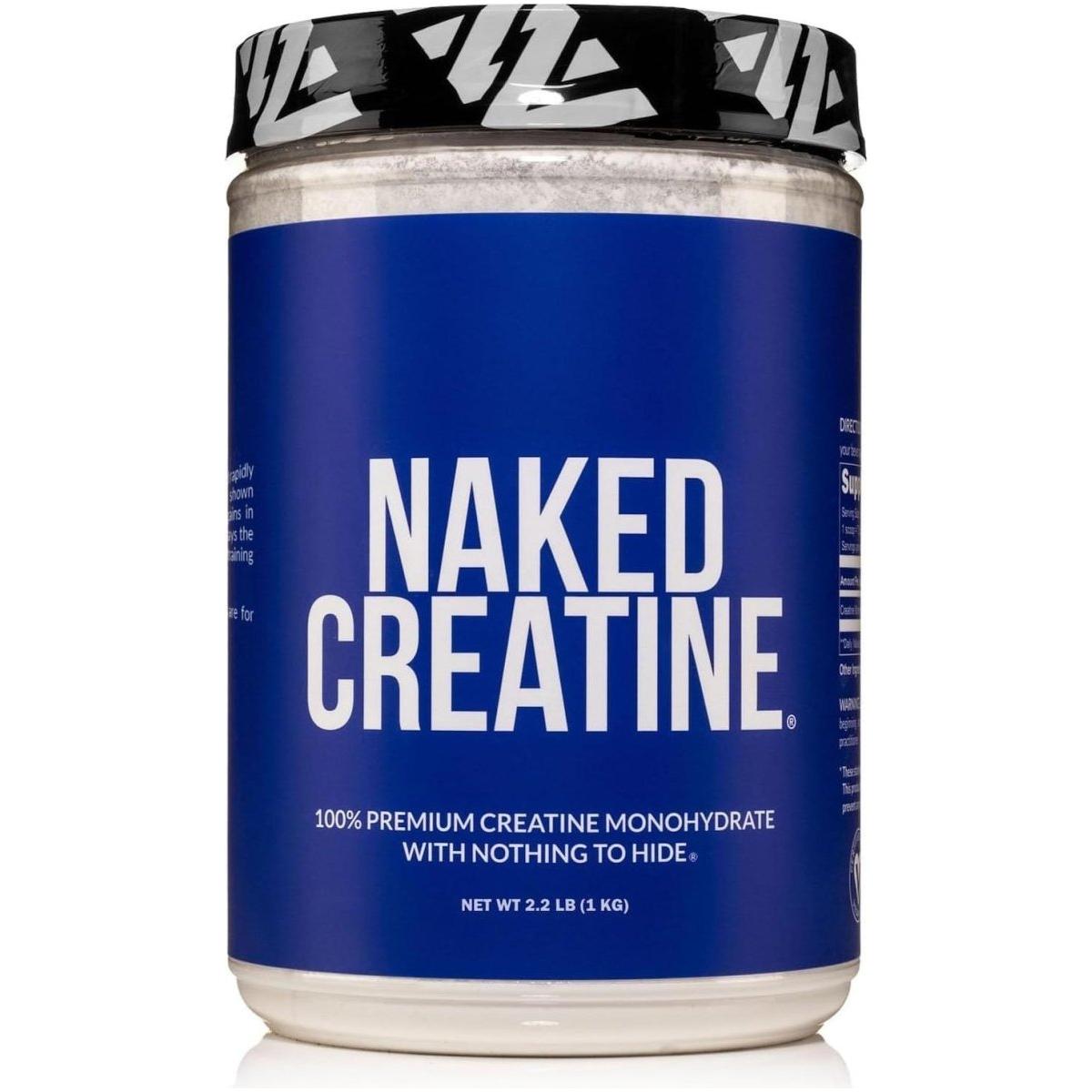 Naked Pure Creatine Monohydrate – 200 Servings - 1,000 Grams 1kg - Glam Global UK