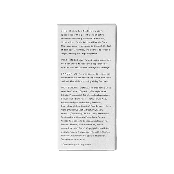 Naked & Thriving Illuminate BC+ Face Serum | Hyaluronic Acid, Vitamin C, Bakuchiol - 30ml - Glam Global UKNaked & Thriving