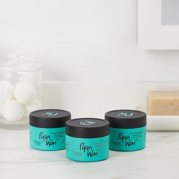 PiperWai Natural Deodorant W/Activated Charcoal - Glam Global UKPiperWai