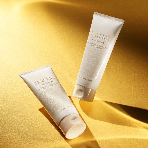 NATURE REPUBLIC Ginseng Royal Silk Foam Cleanser 150ml - Glam Global UKNATURE REPUBLIC