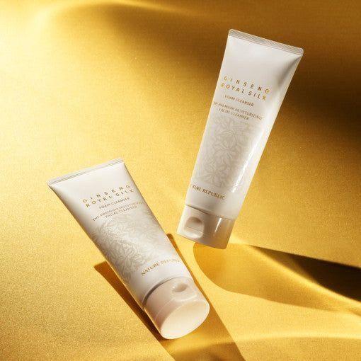 NATURE REPUBLIC Ginseng Royal Silk Foam Cleanser 150ml - Glam Global UKNATURE REPUBLIC