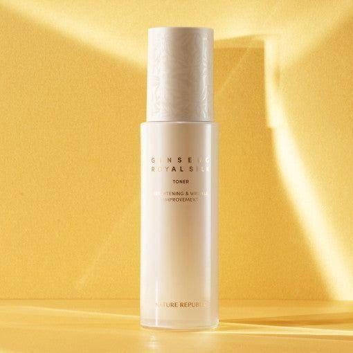 NATURE REPUBLIC Ginseng Royal Silk Toner 130ml - Glam Global UKNATURE REPUBLIC